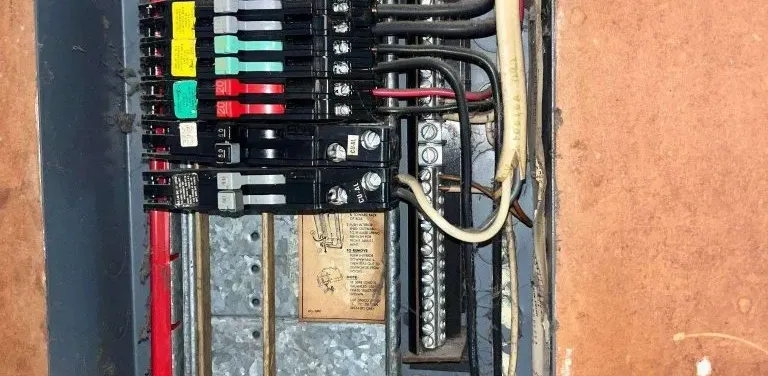Outdated Zinsco electrical panel that can trigger home insurance problems